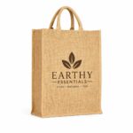 Personalized Jute Shopping Bag with Custom Logo for Corporate Gifts & Promotional Events