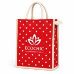 Printed Jute Gift Bag