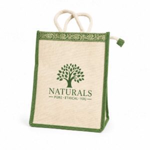 Designer Jute Tote Bag