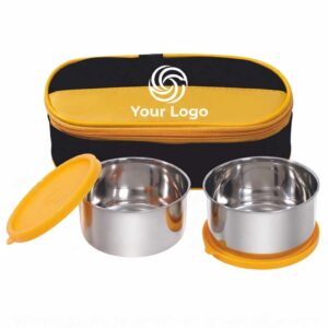 2 Container Stainless Steel Lunch Box