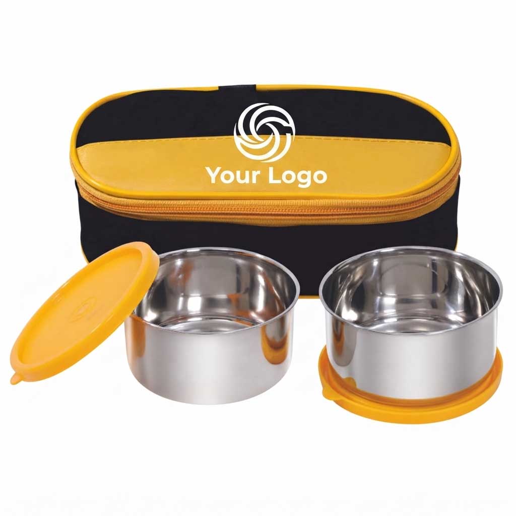 2 Container Stainless Steel Lunch Box