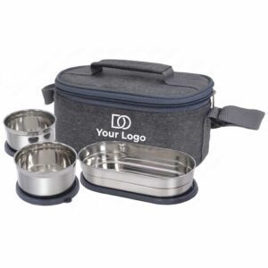 2 Container Stainless Steel Lunch Box