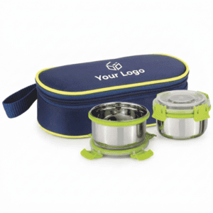 2 Container Stainless Steel Lunch Box