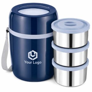 3 Container Leak Proof Insulated Lunch Box