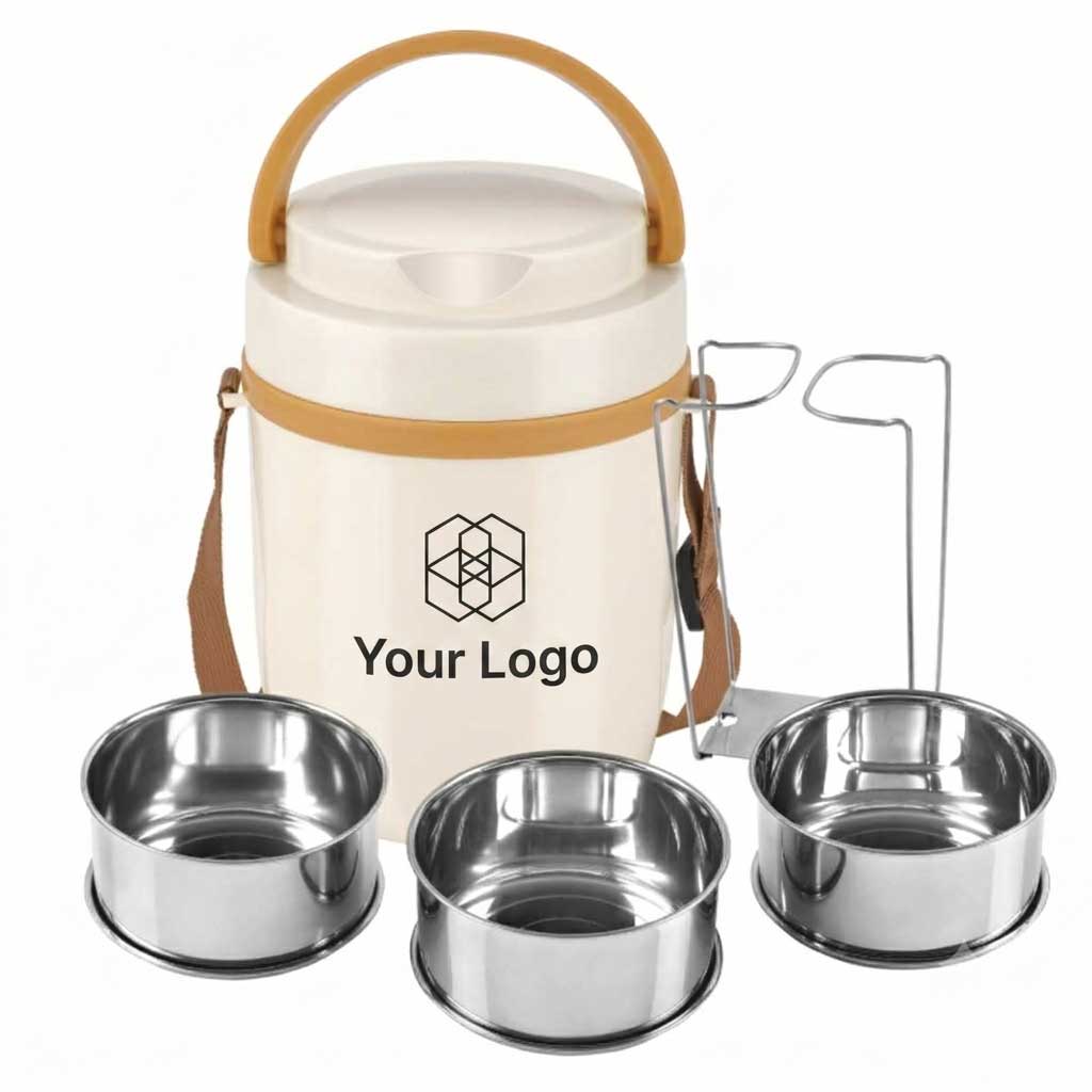 3 Container Stainless Steel Lunch Box