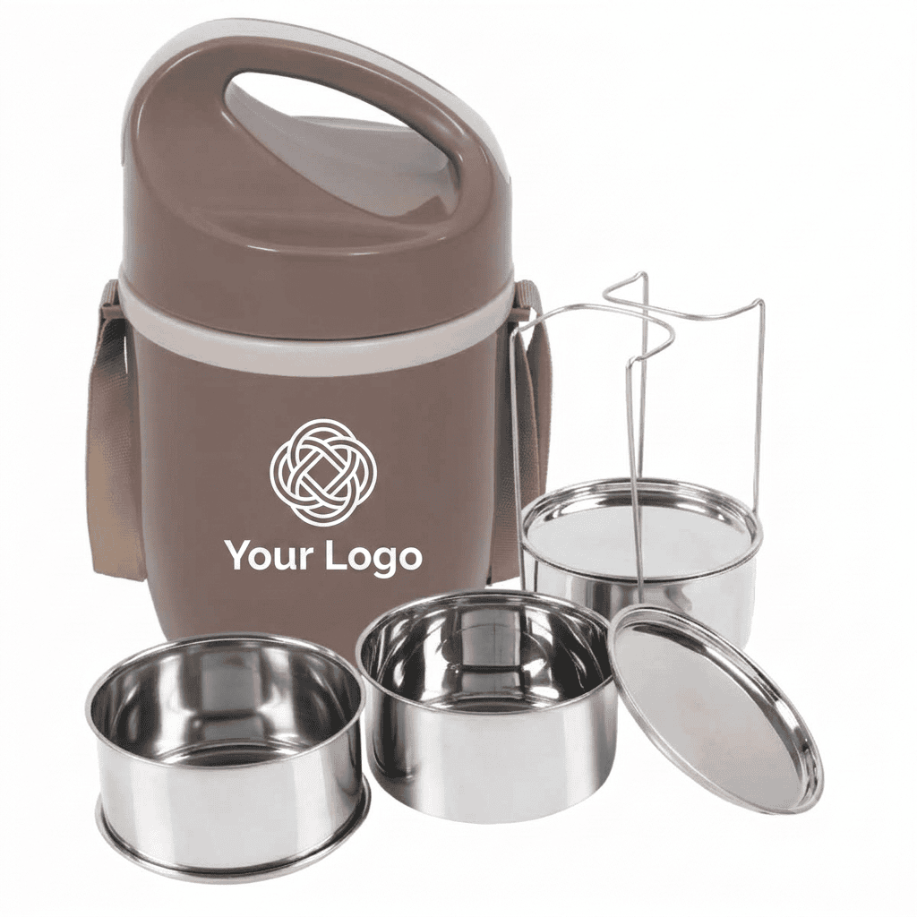 3 Container Stainless Steel Lunch Box