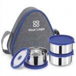 3 Container Stainless Steel Lunch Box