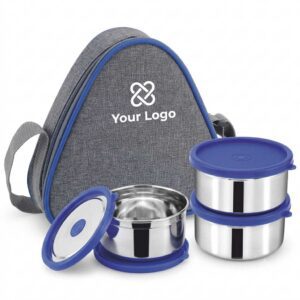 3 Container Stainless Steel Lunch Box