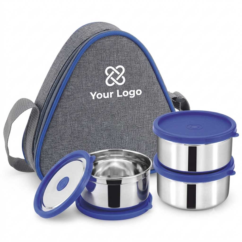 3 Container Stainless Steel Lunch Box