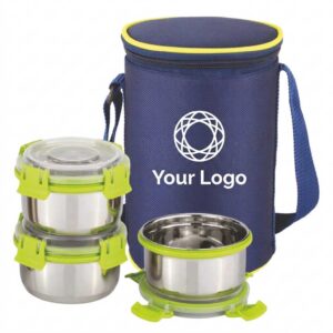 3 Container Stainless Steel Lunch Box