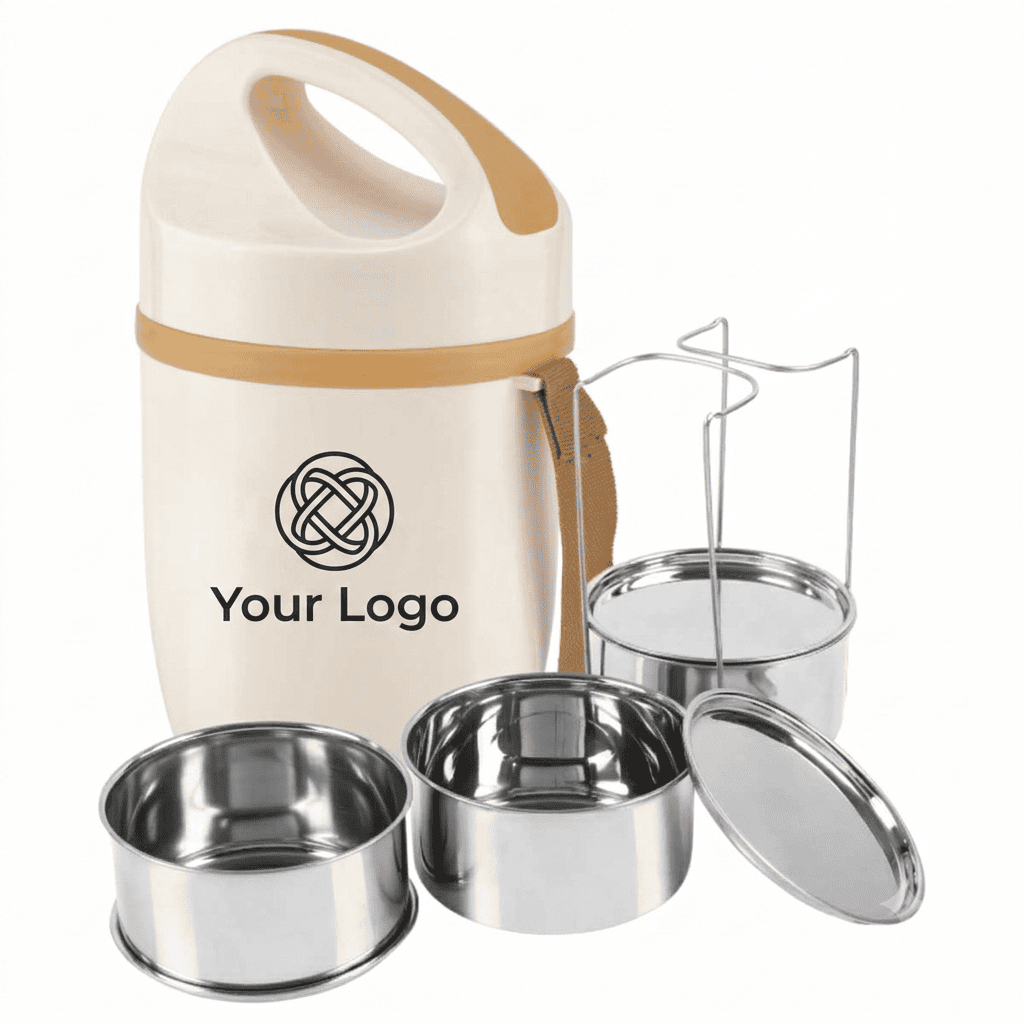 3 Container Stainless Steel Lunch Box