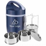 3 Container Stainless Steel Lunch Carrier
