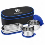 3 Piece Stainless Steel Lunch Box Set