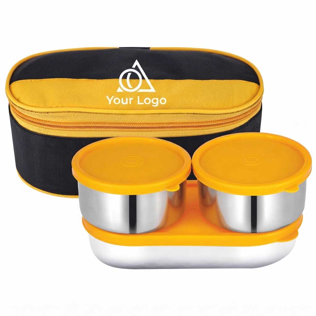 3 Piece Stainless Steel Lunch Box Set