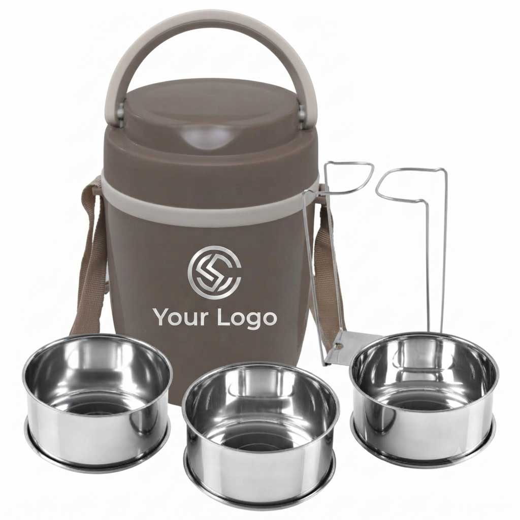 3 Tier Stainless Steel Lunch Carrier