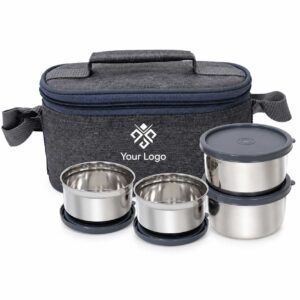 4 Container Insulated Lunch Box with Bag