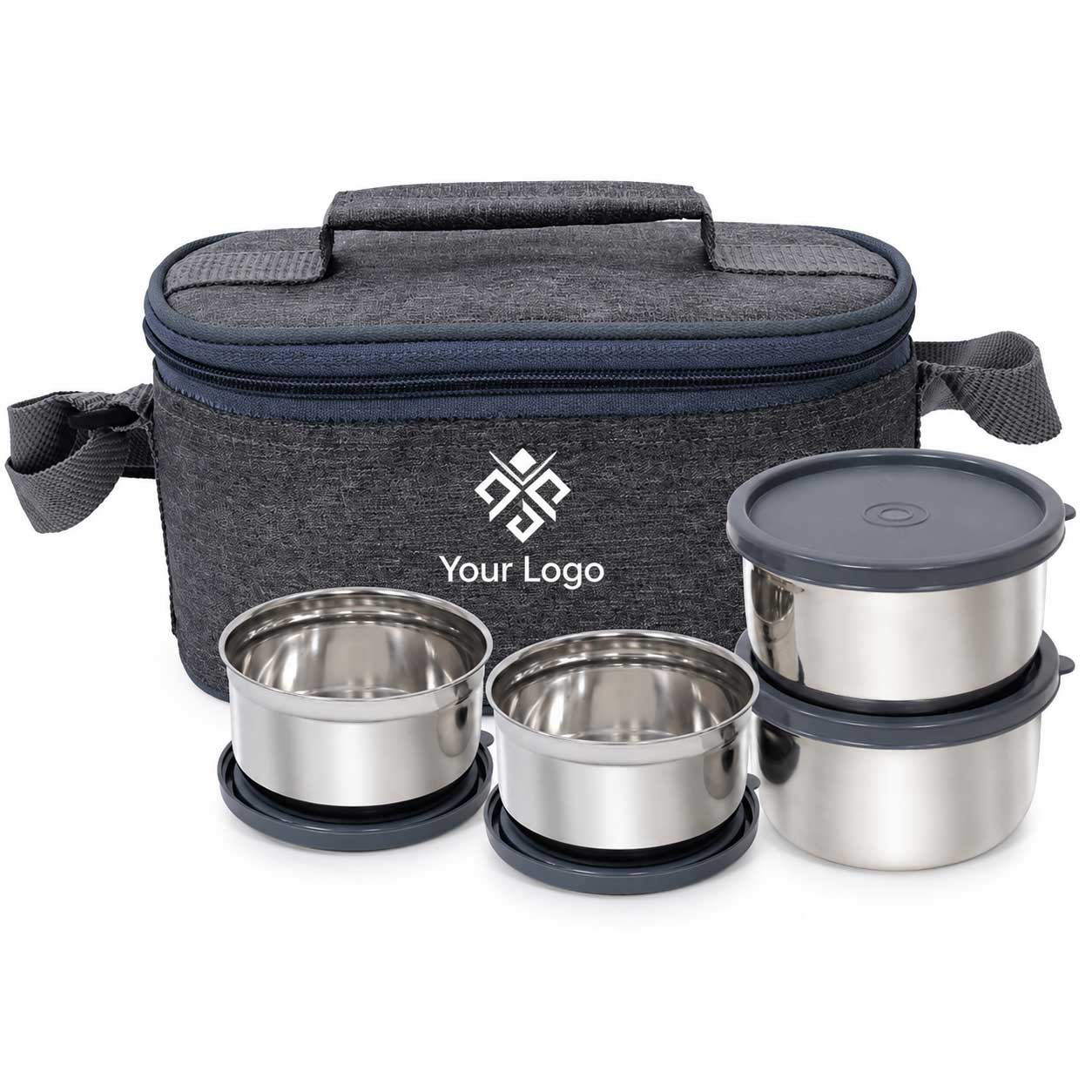 4 Container Insulated Lunch Box with Bag