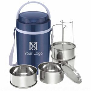 4 Container Stainless Steel Lunch Carrier