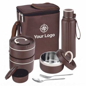 Insulated Lunch Box & Bottle Combo