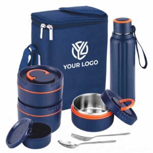 Insulated Lunch Box & Bottle Gift Set
