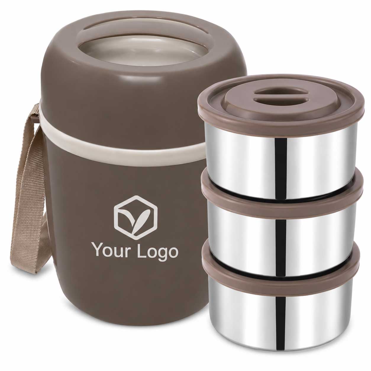 Insulated Stainless Steel Lunch Box Set