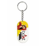 Bulk Oval Acrylic Keychain