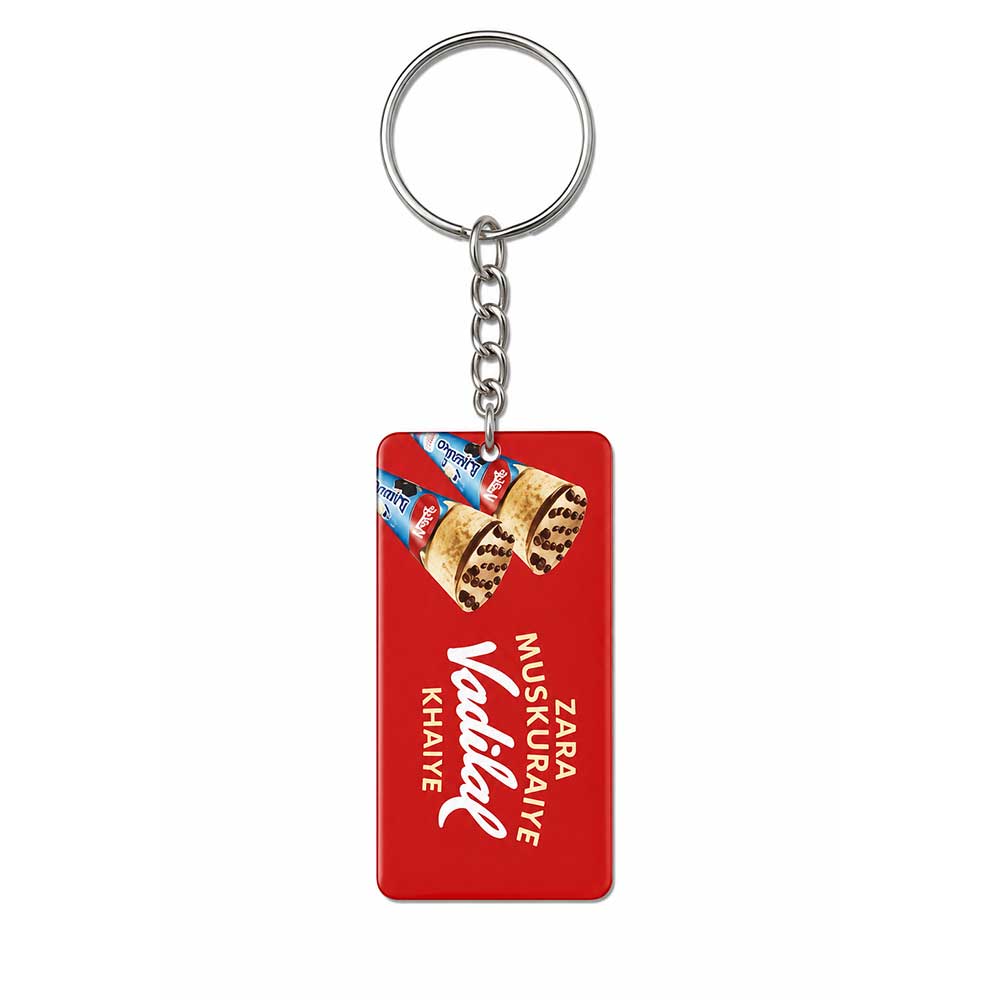 Bulk Rectangular Acrylic Keychain