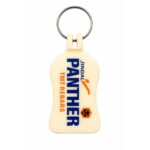 Curved ABS Printed Meena Keychain