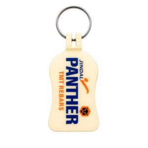 Curved ABS Printed Meena Keychain
