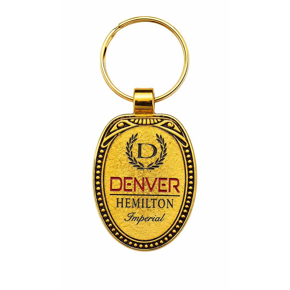 Custom Golden Meena Keychain