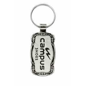 Engraved Nickel Spark Keychain