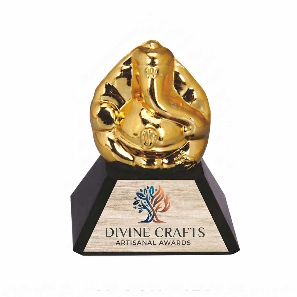 Golden Lord Ganesha Trophy