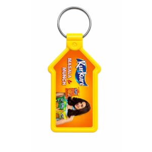 House Shape ABS Meena Digital Keychain