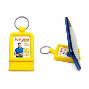 Logo Printed Mobile Stand Keychain