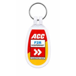 Oval ABS Meena Digital Keychain