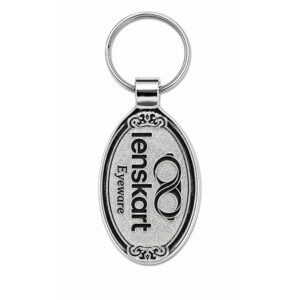 Personalized Chrome Spark Keyring
