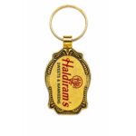 Personalized Golden Meena Keychain