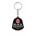 Powder Coated Corporate Keychain