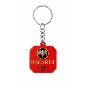 Powder Coated Custom Printed Keychain