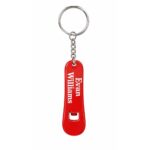 Powder Coated Promotional Bottle Opener Keychain