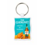 Powder Coated Promotional Keychain