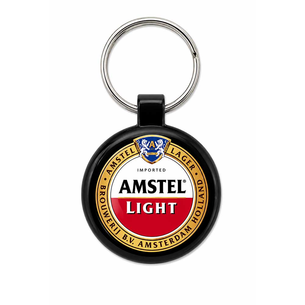 Powder Coated Promotional Keychain