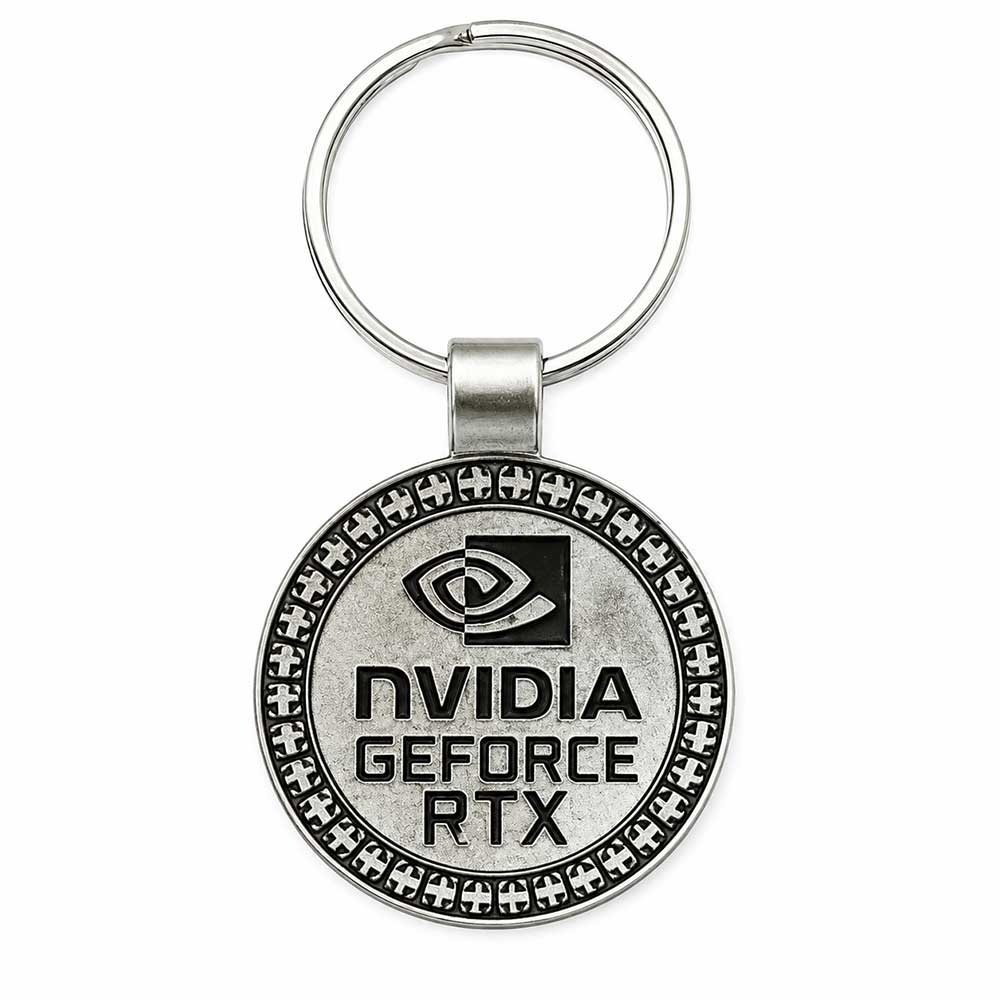 Premium Nickel Spark Keychain