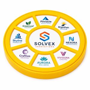 Promotional Round Plastic Branding Wheel