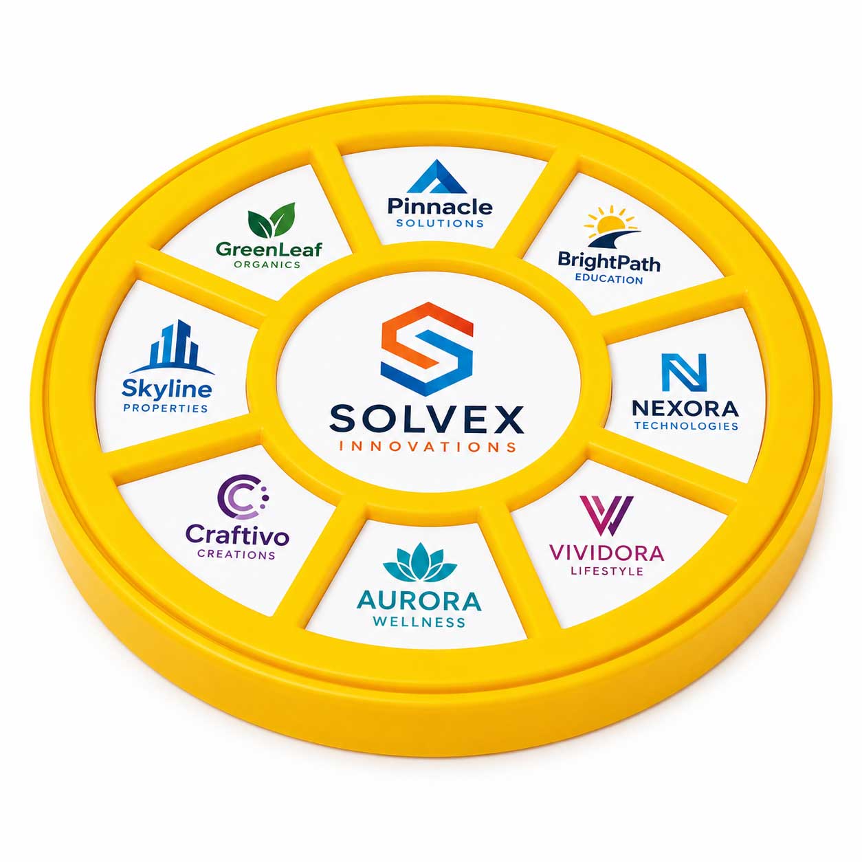 Promotional Round Plastic Branding Wheel