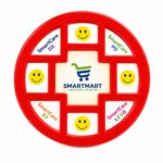 Promotional Round Plastic Message Wheel