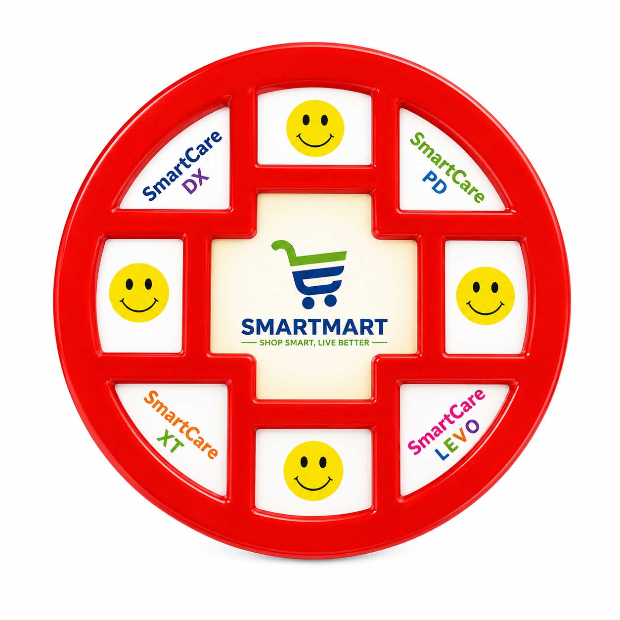 Promotional Round Plastic Message Wheel