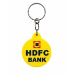 Round ABS Printed Meena Keychain