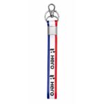 Satin Strap Promotional Keychain with Swivel Hook
