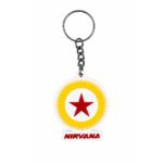 Silicone Round Promotional Keychain